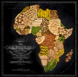 世界美食地图简单又漂亮,超有创意的美食地图