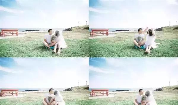 再见吧影楼风!豆瓣女神扛着相机在济州岛自拍清新婚纱照丨梦婚礼
