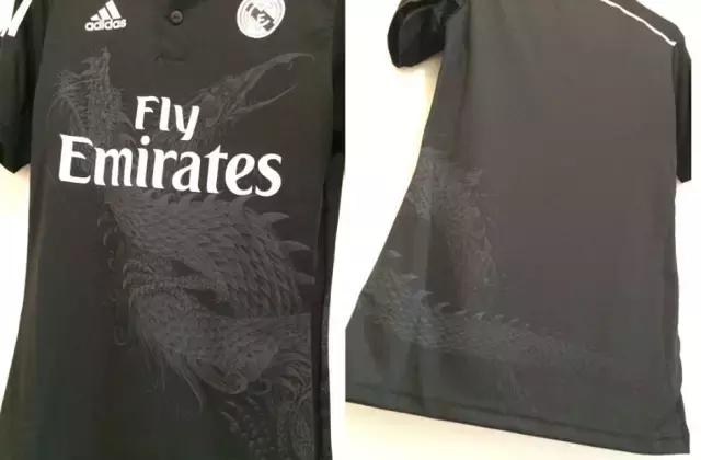 14-15赛季皇马黑龙球衣,皇马黑龙球衣球员版和球迷版区别