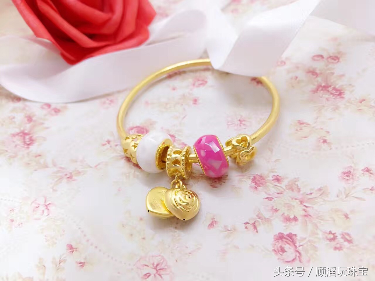 手工款黄金潘多拉手链,黄金款潘多拉手链结实么