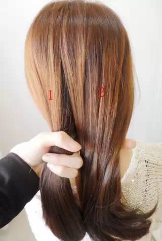 清新淑女半扎编发中分,时尚编发扎法简单又好看