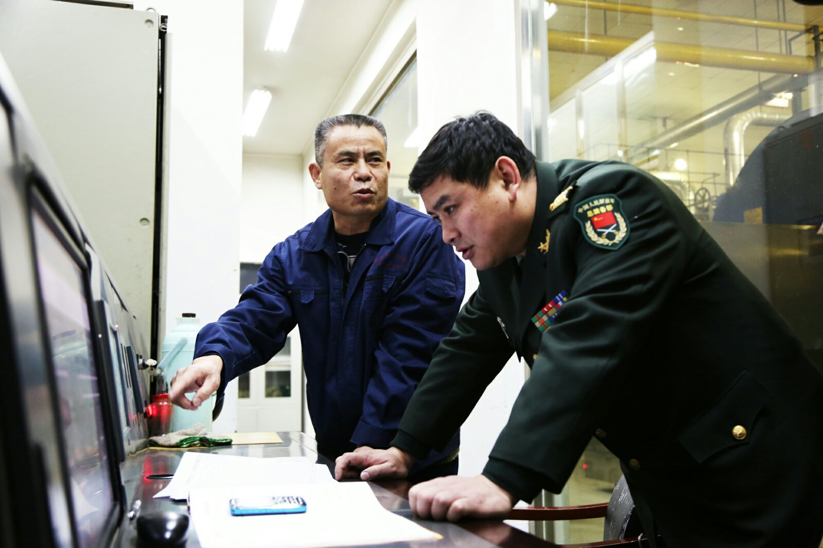 解放军306医院除夕之夜倒计时与正计时