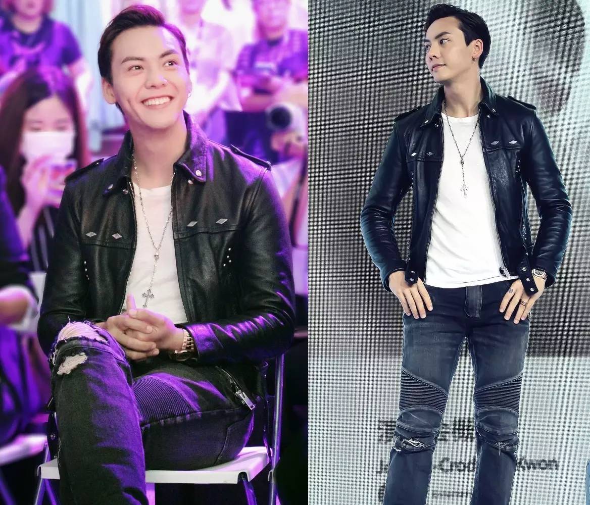 皮夹克祁同伟,赵丽颖穿红色皮夹克超酷