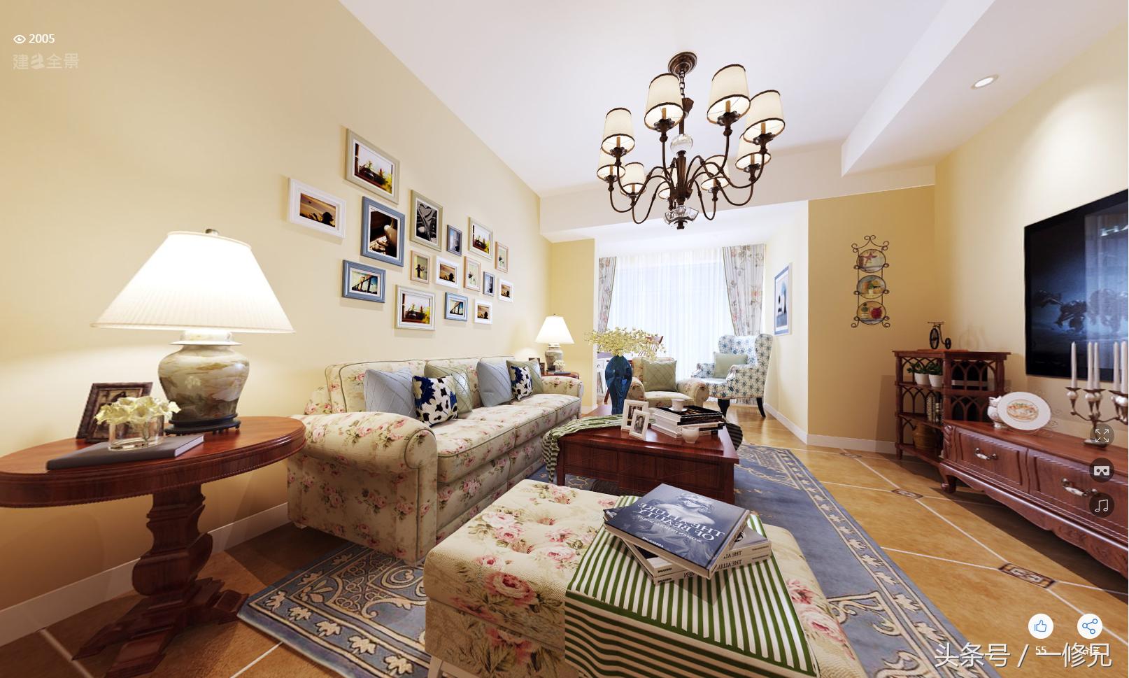 你邻居田园风格的家被推荐上头条啦——福州世欧王庄