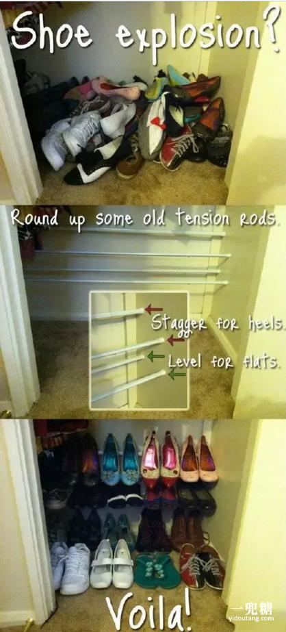 家里鞋子太多怎么收纳,家居鞋子收纳妙招