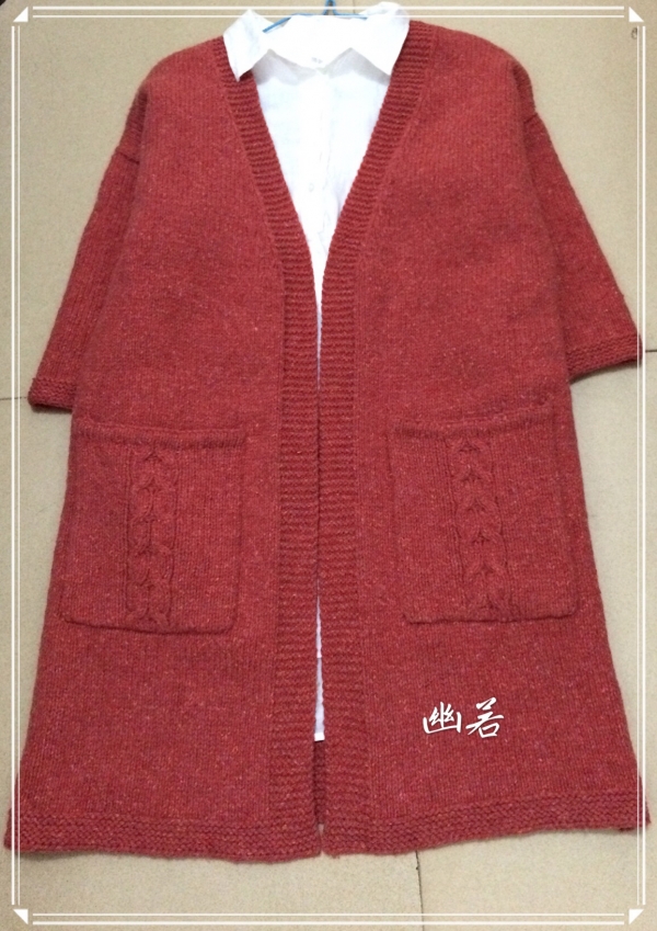 从上往下织的宽松毛衣教程,从下往上织宽松毛衣教程