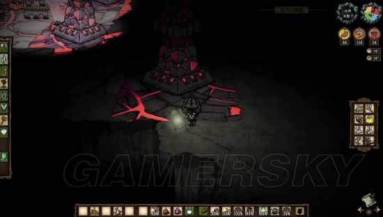 饥荒联机版洞穴远古科技塔在哪,饥荒联机版洞穴远古科技魔光护符