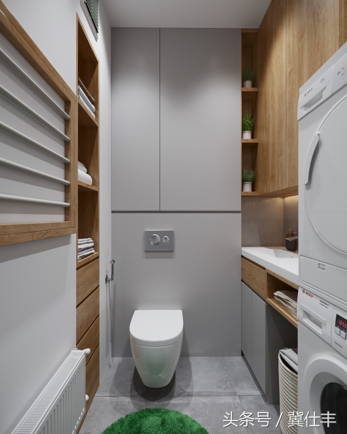 刀把型89㎡两居，老外设计师操刀，瓷砖很出彩，儿童房很温馨