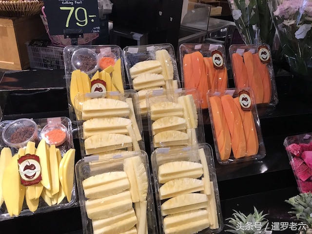 泰国进口超市里的那些水果，看着真新鲜，真漂亮，价格也不便宜！