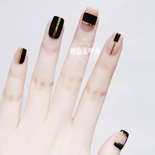 胖手显白简单美甲,短胖手适合做什么美甲