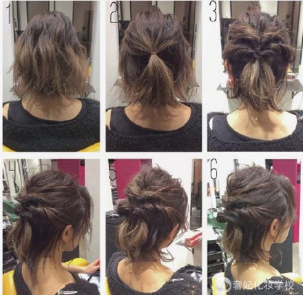 手残党好上手易学的编发教程,简单又随性的6款编发教程