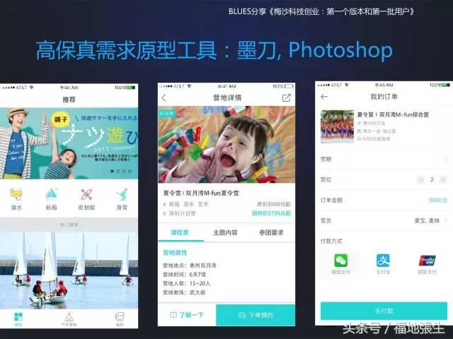 来自梅沙科技兰军BLUES的创业分享PPT，你值得一看！