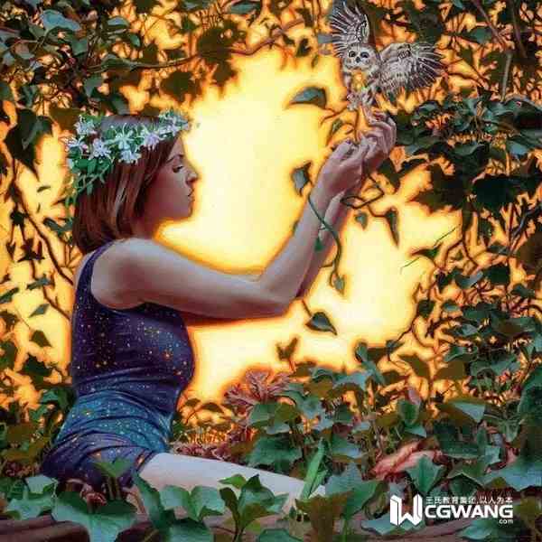 哪家学校原画最强-艺术家Luff和他的画作-CGWANG