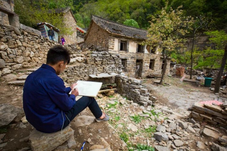 郭亮村照片抖音视频,郭亮村照片