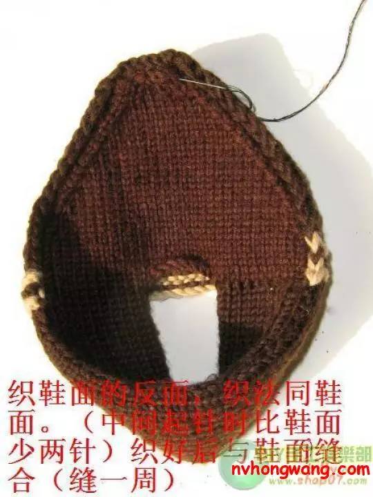 毛线拖鞋的编织方法图解小猫,可爱兔毛线拖鞋编织