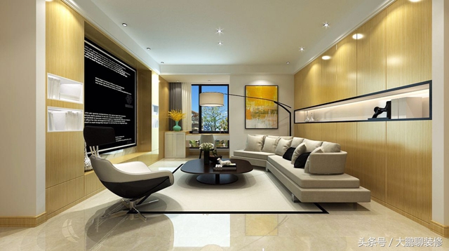 高级感电视墙设计现代简约,电视墙设计现代轻奢简约