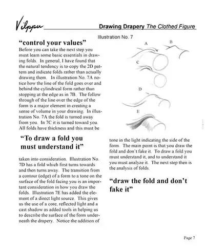 褶皱衣服的画法,古风衣服褶皱画法