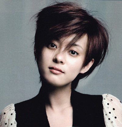 女生短发直发发型图片,9款帅气的女生短发直发发型