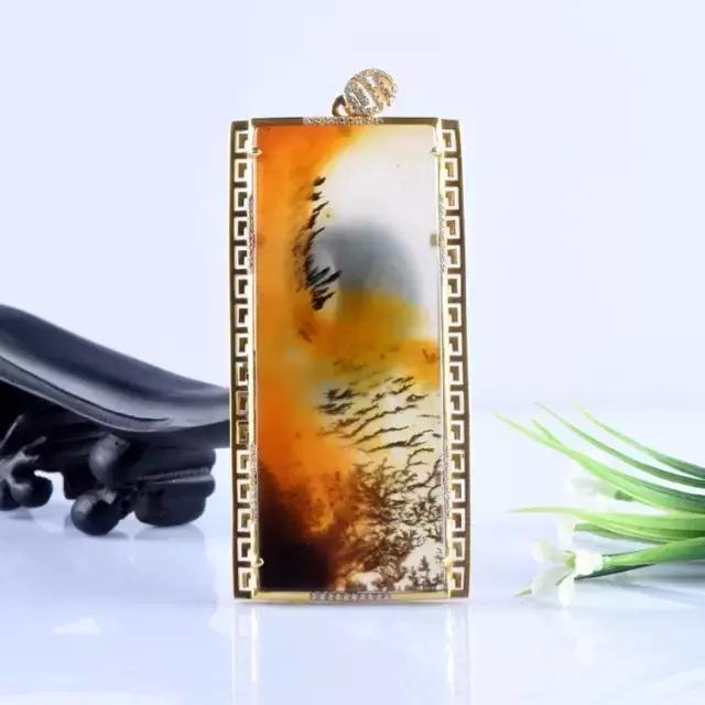 黄龙玉水草花讲究的是意境,黄龙玉水草花价格