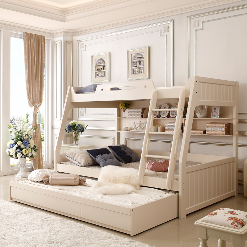 现在流行多功能子母床,多功能可移动抽式子母床