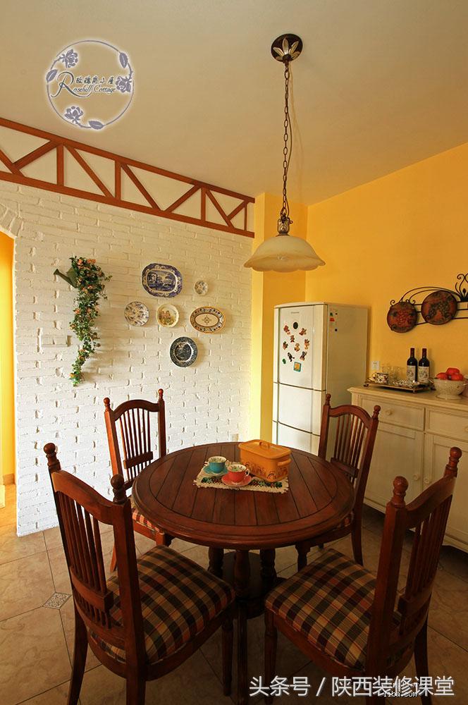 美式简约风硬装软装19万,10万硬装小户型复古风