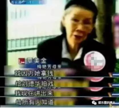 梅艳芳被母亲毁掉的一生,梅艳芳的母亲一个月领多少钱