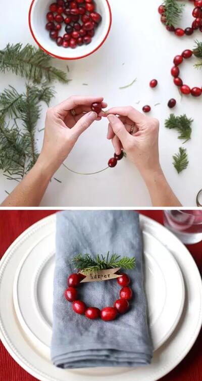 美国人喜欢的圣诞装饰,用树叶做圣诞装饰手工制作