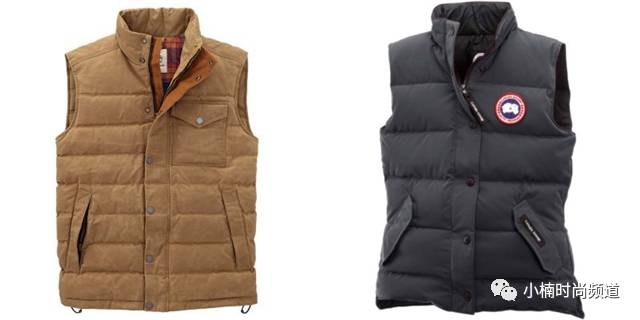 中长款带帽羽绒背心叠穿搭配,羽绒背心加袖子