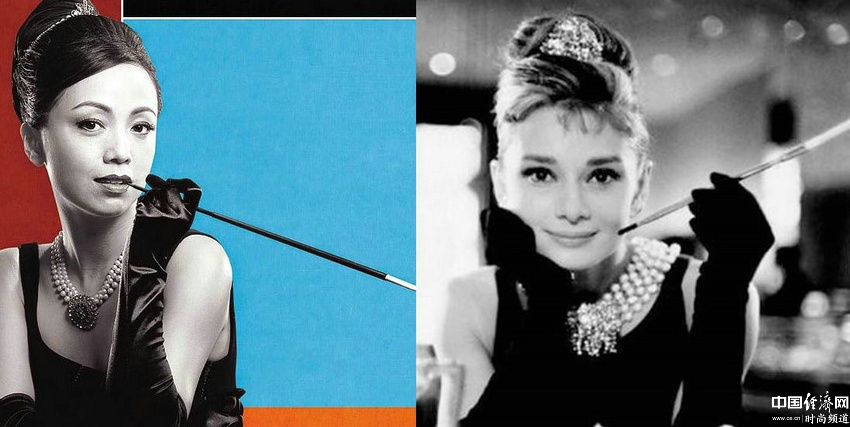 赵丽颖赫本妆热搜第一，但在这些女星面前她真的弱爆了！