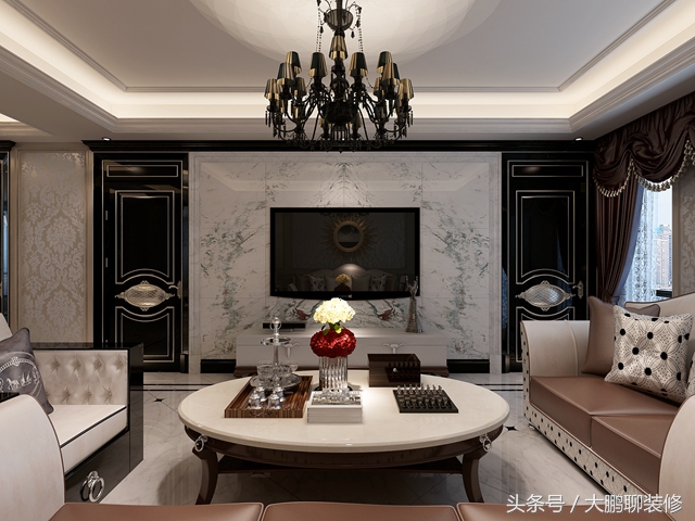 西安——首创漫香郡160㎡欧式风格细节决定效果