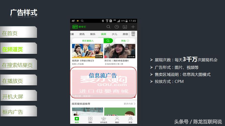 移动DSP互联网广告专场：最全的爱奇艺广告投放PPT介绍？