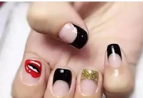 极致法式甲教程,大弧度法式半甲教程