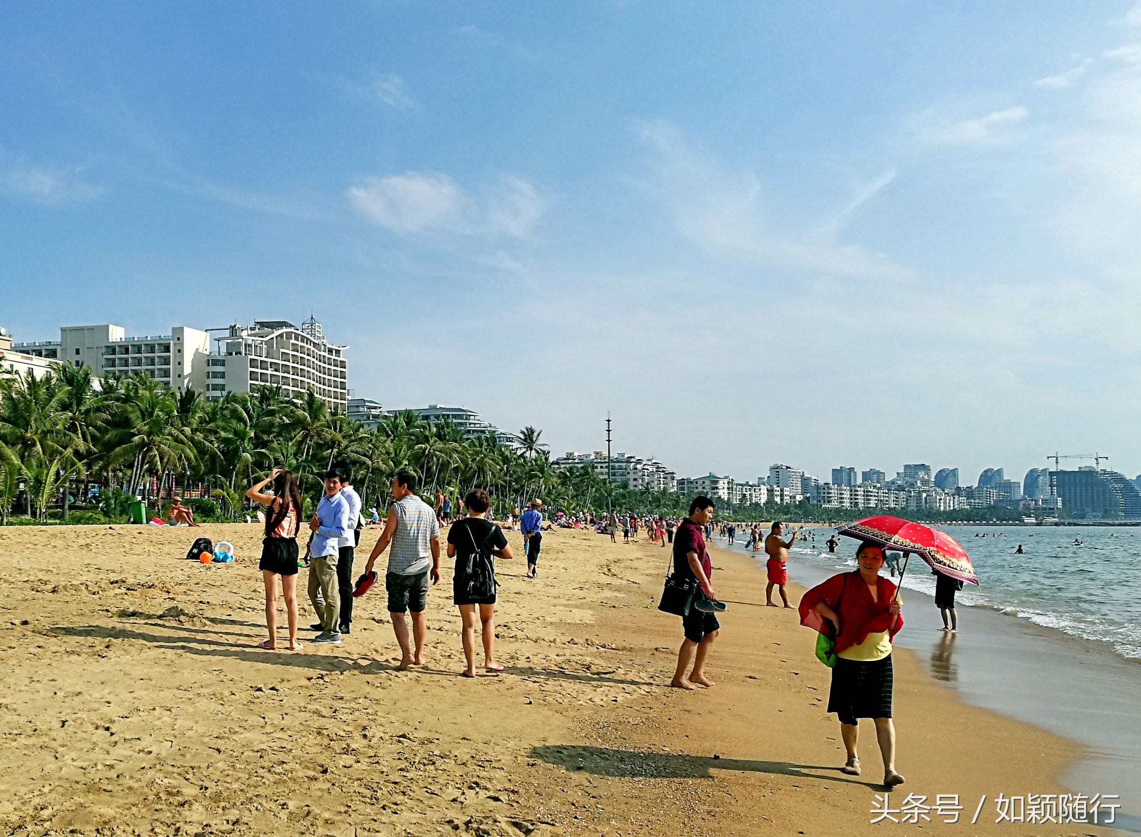 三亚湾之上一颗璀璨明珠,三亚太阳湾最美海湾