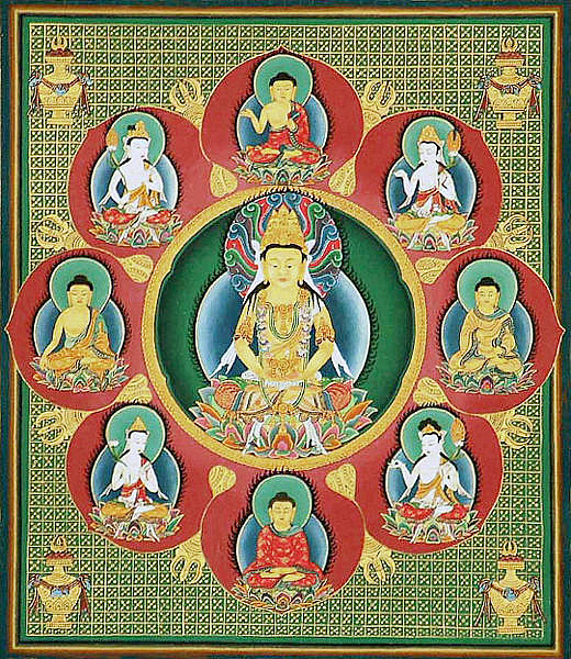 八卦、九州、八叶院与曼荼罗中的宇宙图示