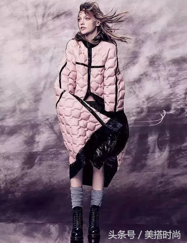 改变了以往羽绒服臃肿的缺点,穿起来显胖的长款羽绒服