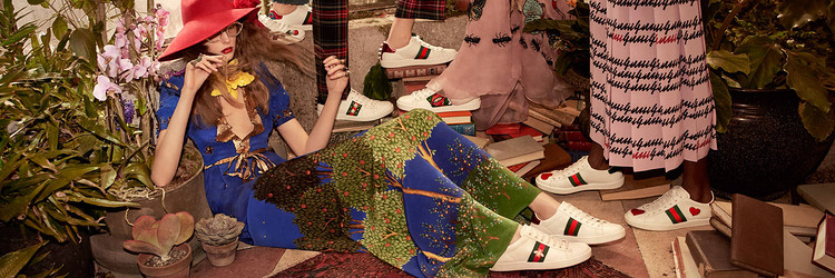 霸屏时尚圈的小白鞋，Gucci解锁鸡年新元素