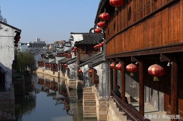 嘉兴月河街老字号美食,江南水乡月河古街