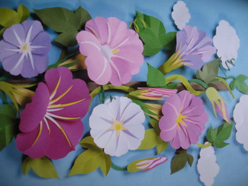 一大波立体纸艺花制作教程