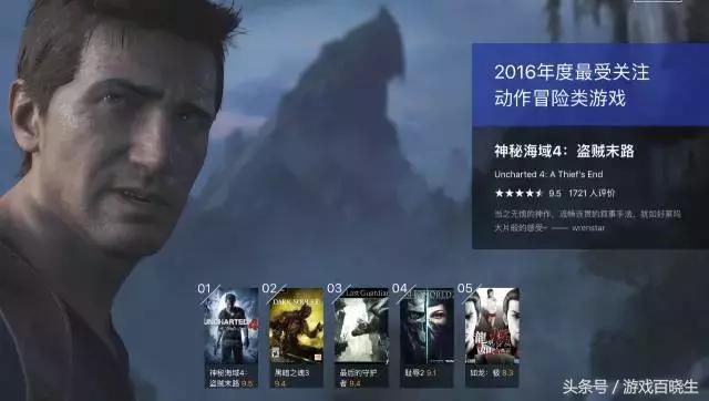 2016年有哪些好评的游戏,年度十大游戏佳作排名榜