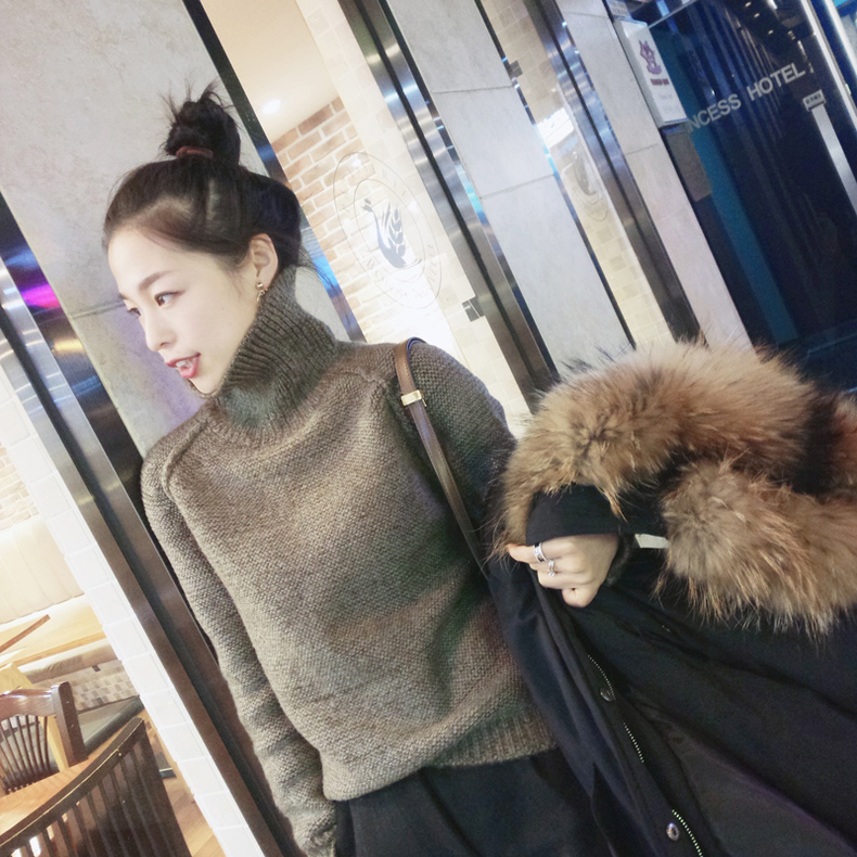 脸大的男生适合高领毛衣吗,脖子短粗穿高领毛衣好看吗