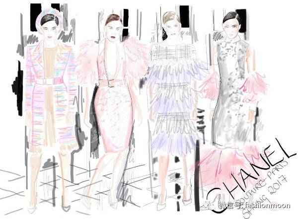 chanel2017春夏系列高定时装秀,chanel2017春夏高级定制流行发布