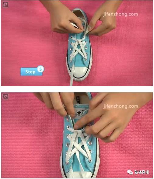 adidas三叶草ozweego鞋带系法,鞋带的可爱系鞋法