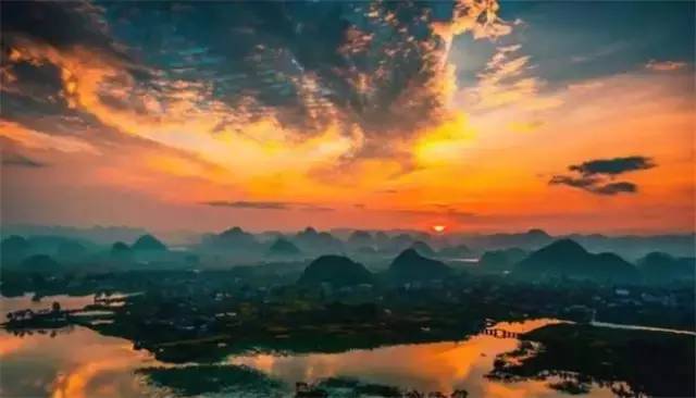 普者黑三生三世十里桃花风景,丘北普者黑十里桃花