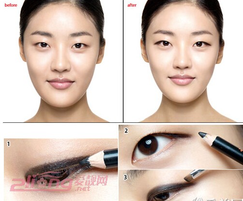 单眼皮眼妆怎么画显大又干净新手,单眼皮怎么画眼妆显着眼大又好看