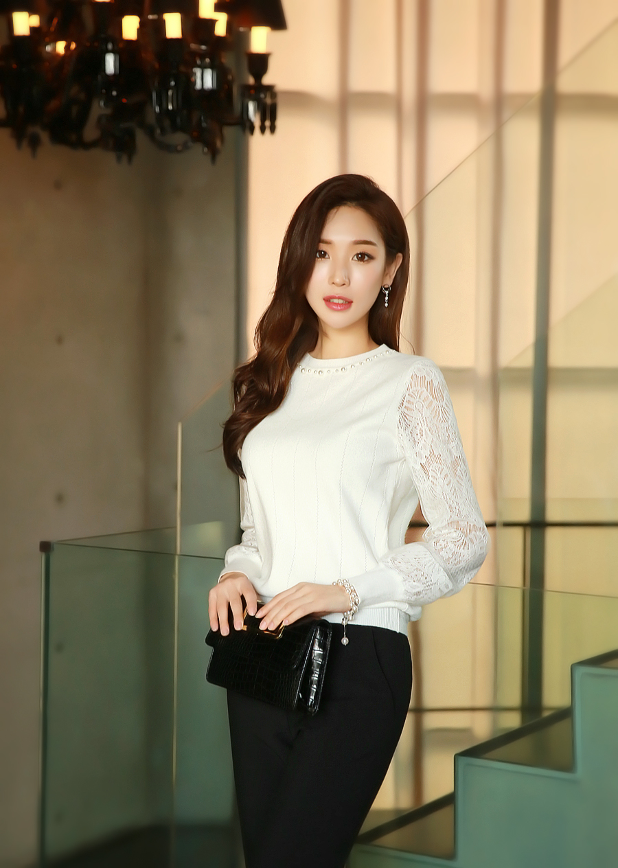 针织连衣裙修身写真艺术照,蓝色针织吊带甜美少女写真