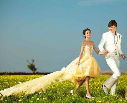 一米五小个子冬天怎么选婚纱照,一米五矮个子汉服婚纱照