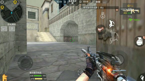 cf手游超实用点位技巧,穿越火线手游沙漠灰b点跳箱技巧