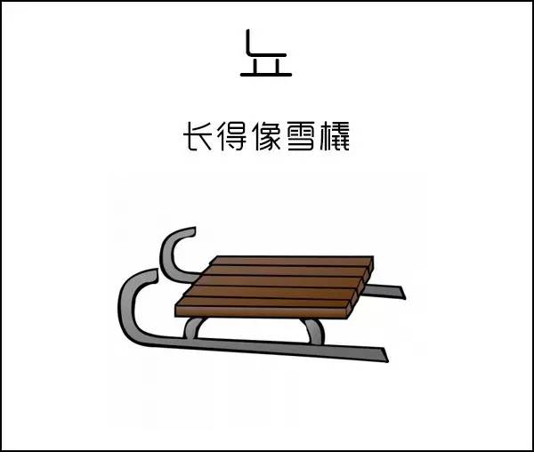 这些汉字有毒,长得像堵在高速路上的车队!