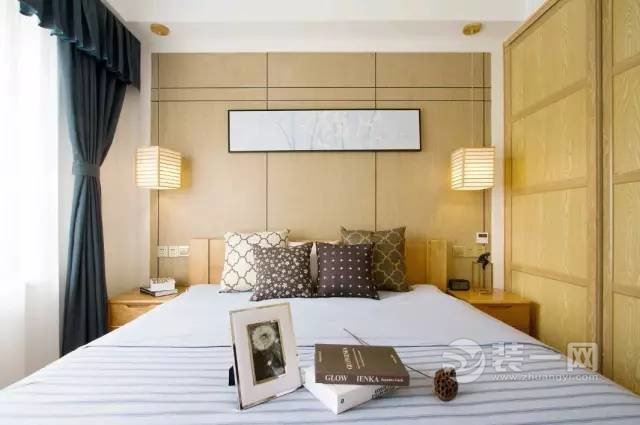 长沙-凯特梅溪紫郡-113平和式风格三居室装修样板间