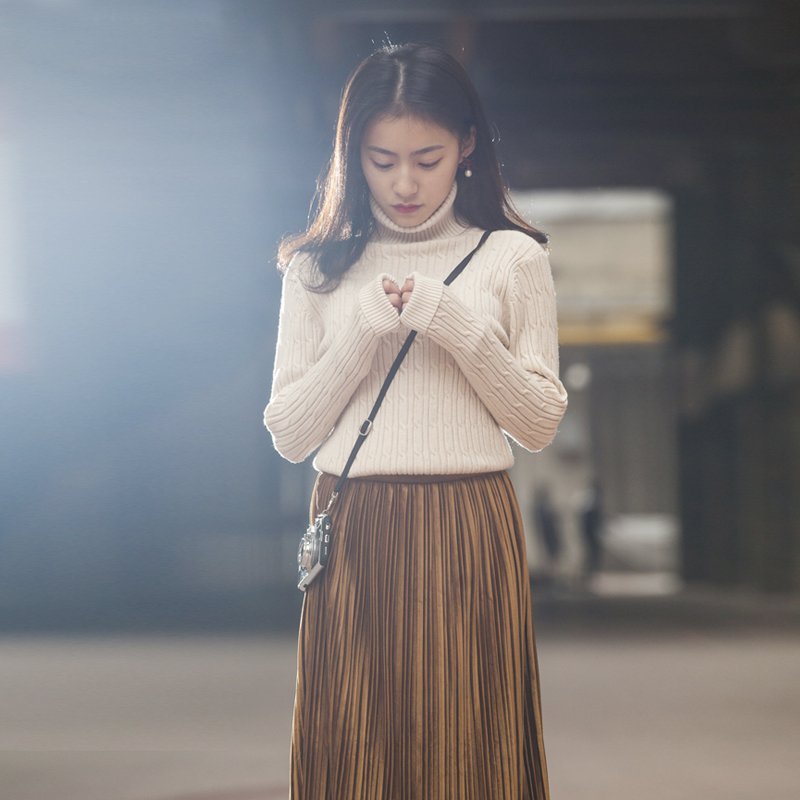 毛衣衬衫2019开春最爆表穿搭方法,内搭毛衣过年穿搭女高级感40岁